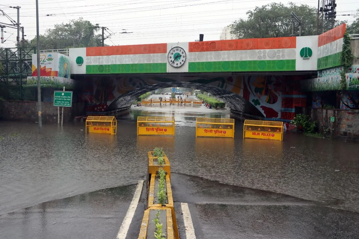 delhi waterlogging