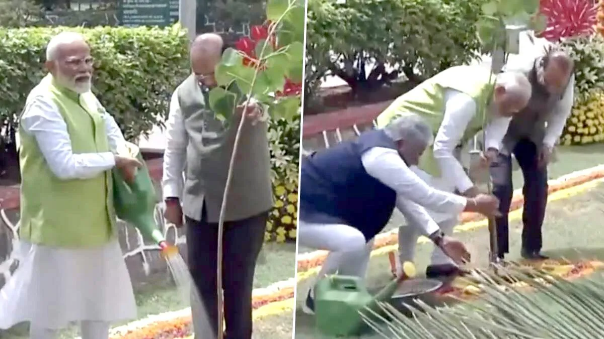 PM मोदी ने एक पेड़ मां के नाम पहल की शुरूआत पौधरोपण कर की | यंग भारत