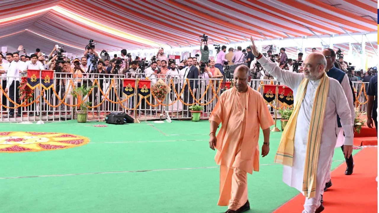 home minister Amit Shah and CM Yogi