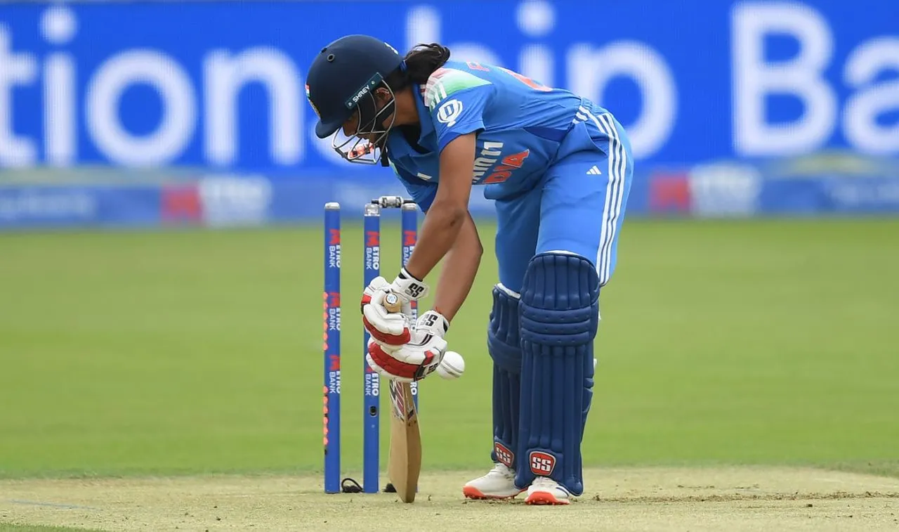 Pratika Rawal fails to dig out a yorker, England vs India, 2nd women's ODI, Lord's, London, July 19, 2025