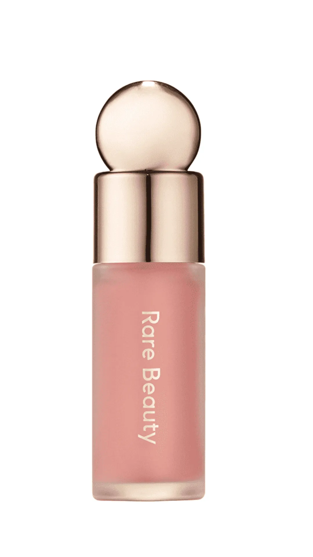 For a slightly dewy look that's second skin, we suggest Rare Beauty's Soft Pinch Liquid Blush