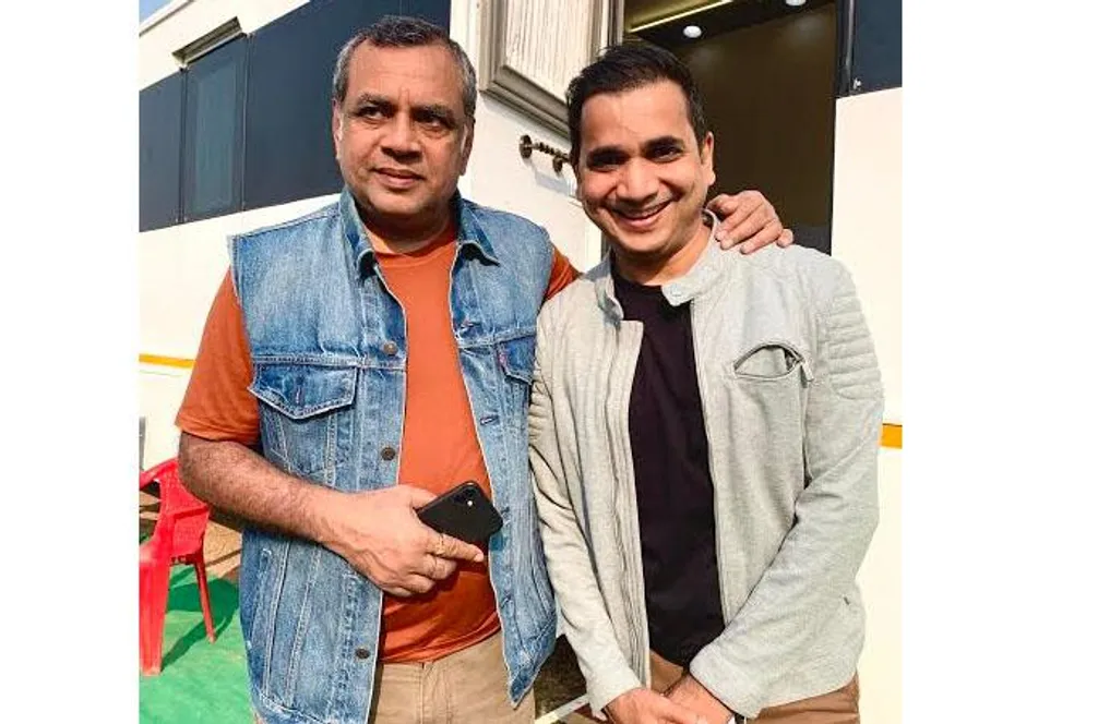Paresh Rawal and Saanad Verma 