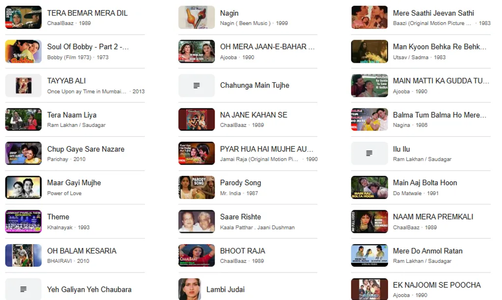 Pyarelal All Song 