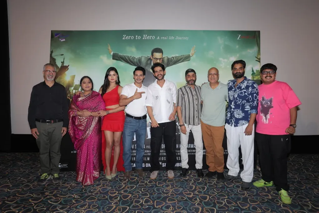 Hiten Tejwani Ravi Bhatia Bharti Awasthi at Vijeyta Trailer Launch— Zero to Hero, A Real-Life Journey Unfolds (7)