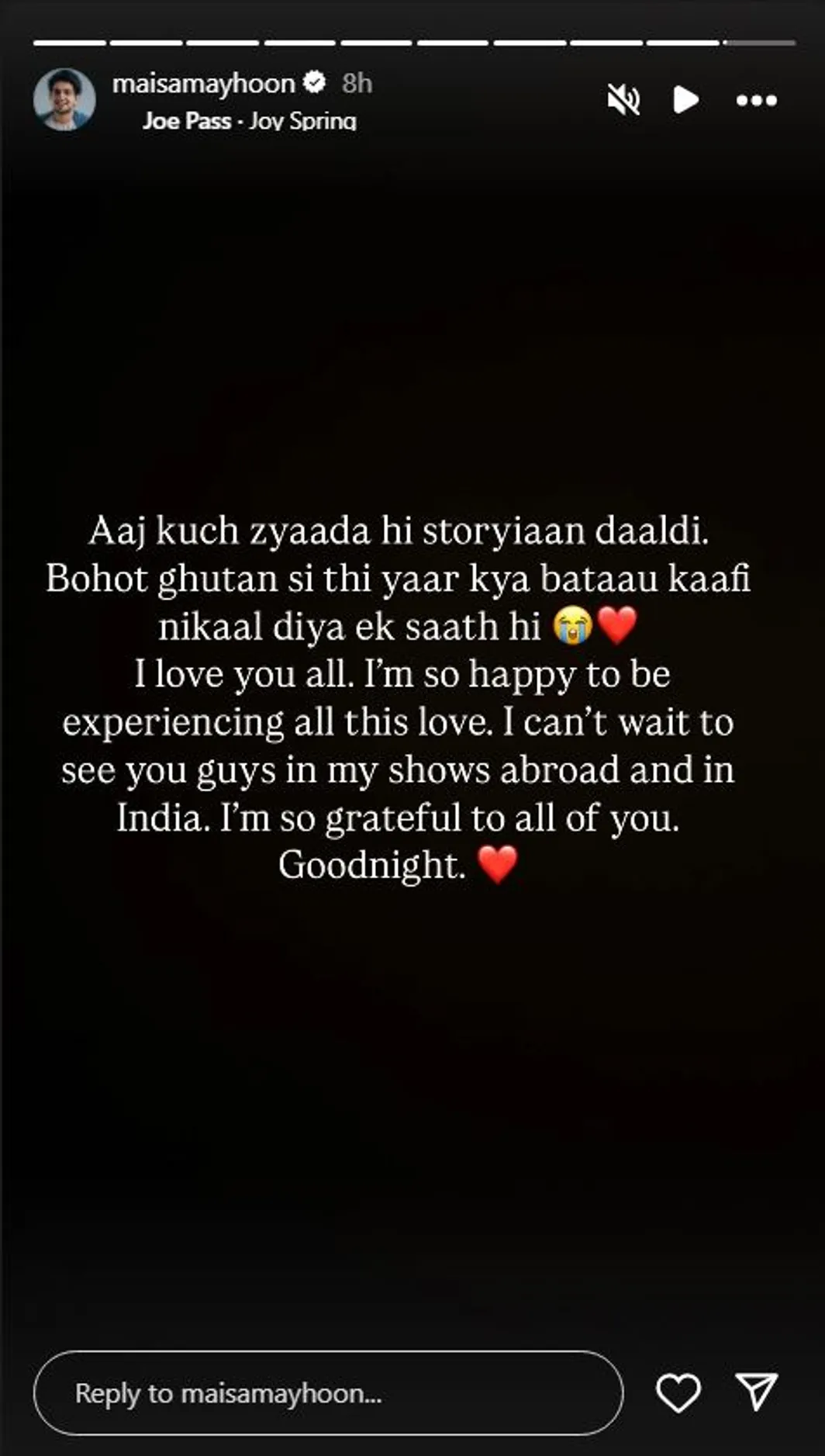 Samay Raina note