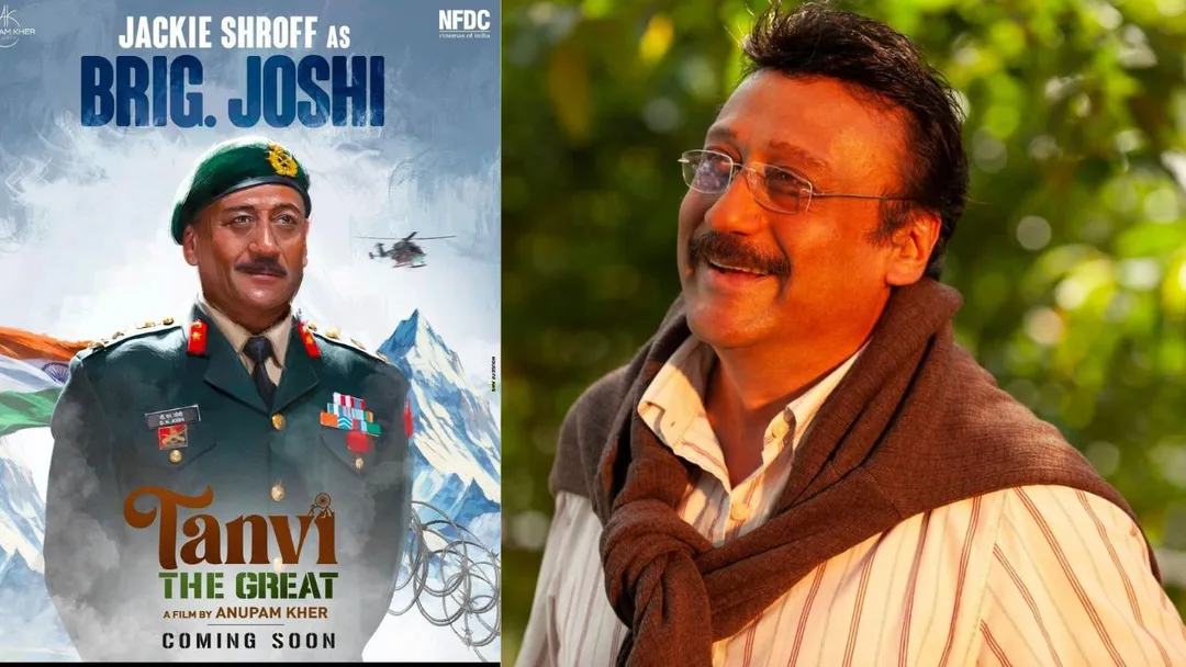 Don't make this film without me," Jackie Shroff told buddy-'director'  Anupam Kher who then cast him as 'joshila' Brig. Joshi in Tanvi The Great!  by Chaitanya Padukone