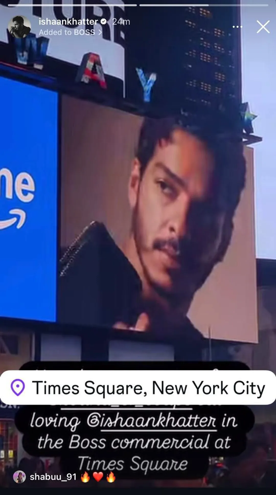 Ishaan Khatter Makes History with Global BOSS Campaign