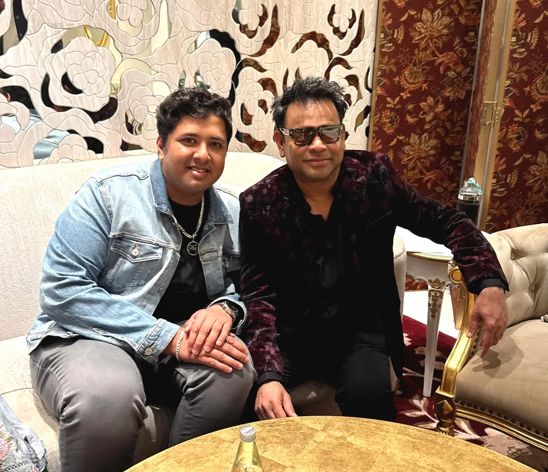 Faiz Mustafa with A.R. Rahman