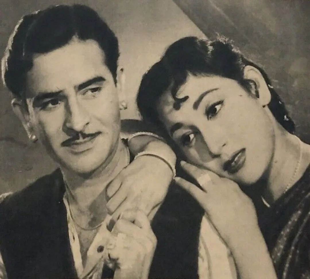 Raj Kapoor & Mala Sinha
