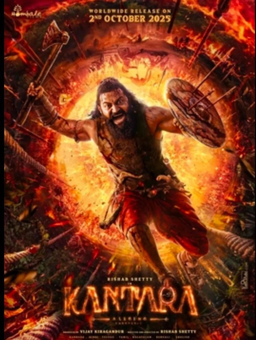 Kantara 2025 prequel movie poster