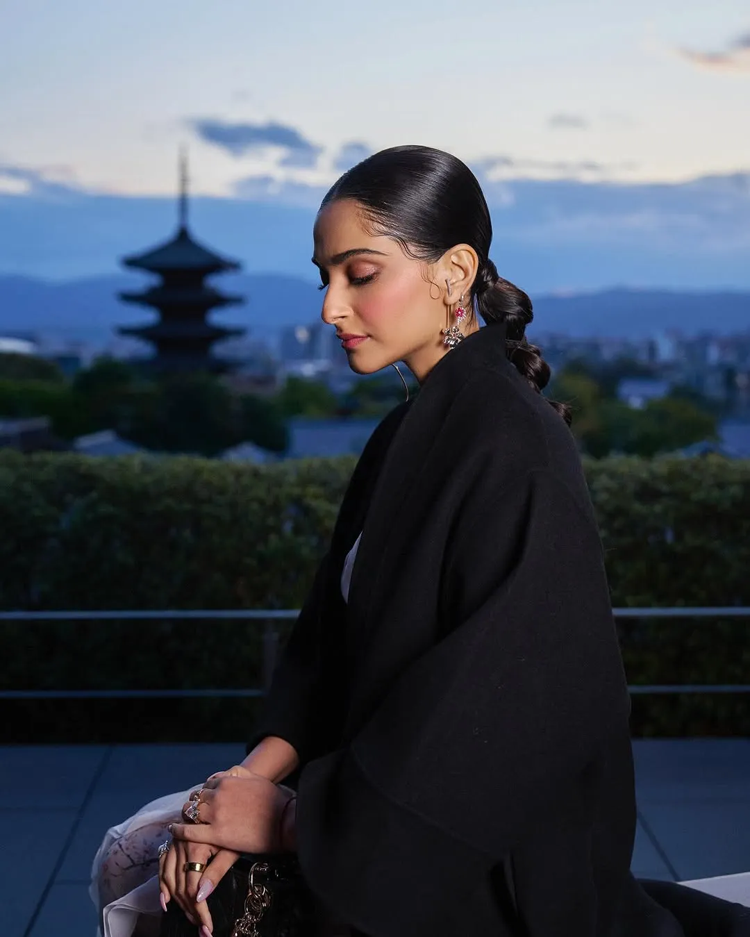Sonam Kapoor Stuns in Elegant Dior Look in Kyoto, Japan (1)