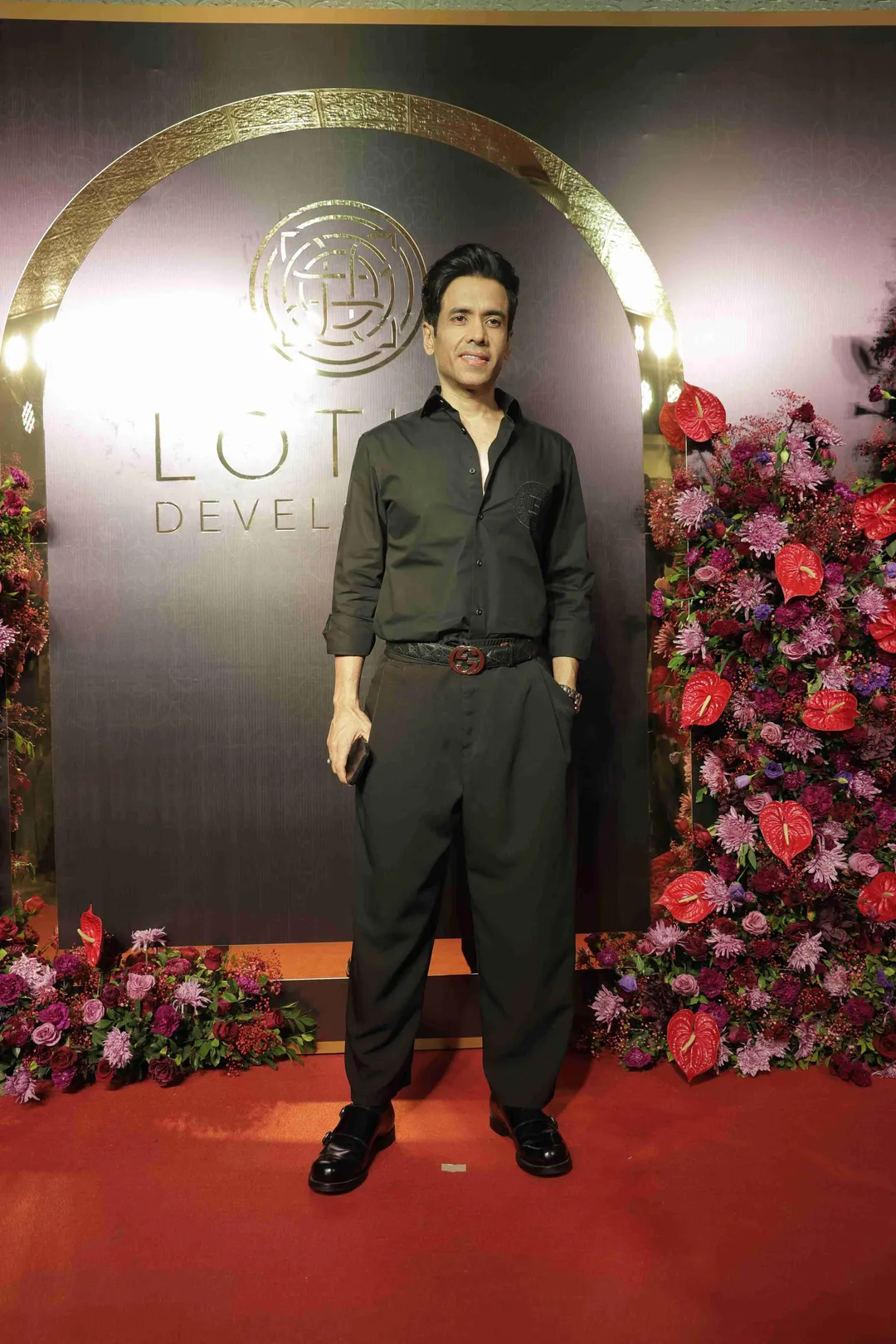 Tusshar Kapoor joins producer Anand Pandit at his recently renovated Juhu residence, where he hosted an intimate gathering to mark his 62nd birthday on December 21 