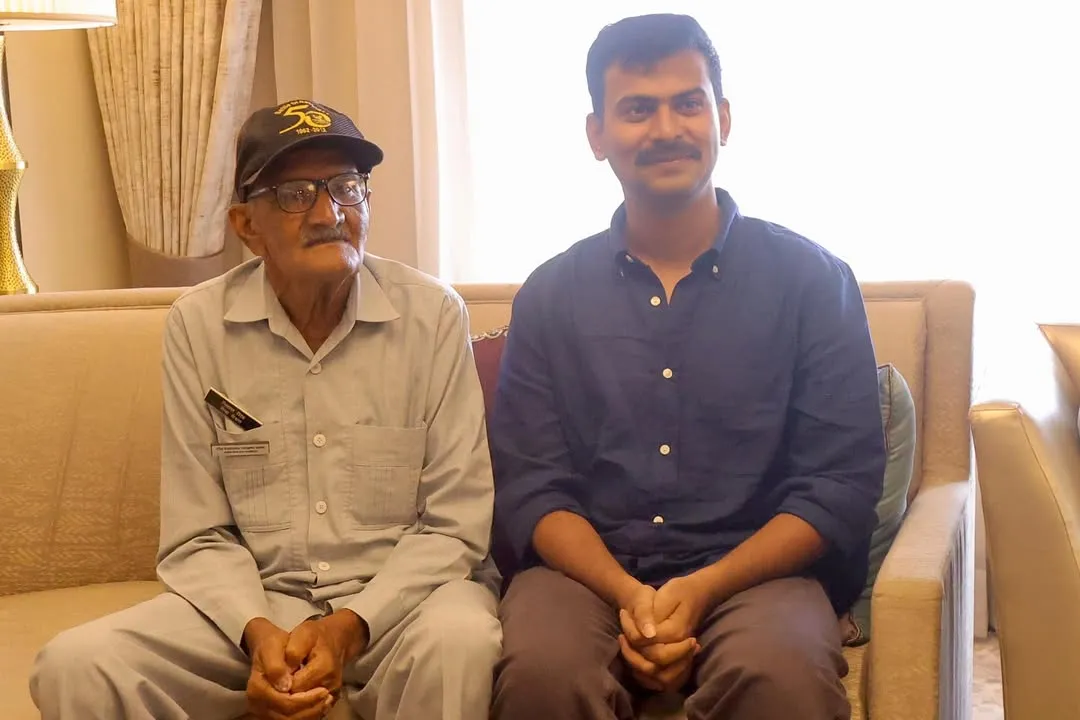 Was an honour spending an afternoon in the inspiring company of the two surviving heroes of the  (2)