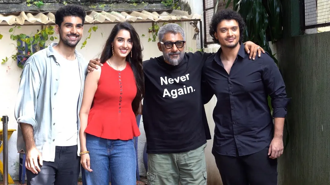 Darshan Kumar,Vivek Ranjan Agnihotri, Simrat Kaur, Namashi Chakraborty  Promoting The Bengal Files