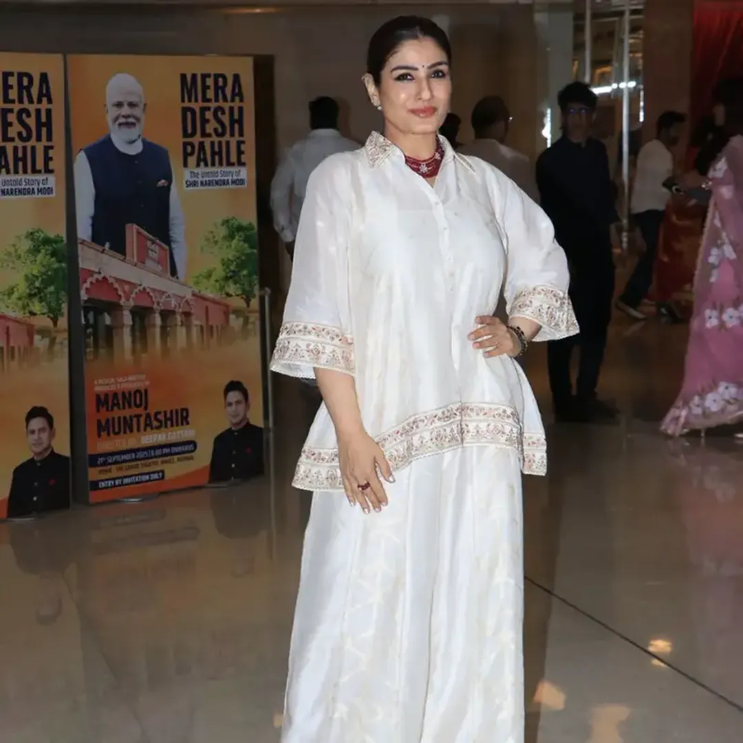 Raveena Tandon Mera Desh Pehle screening NMACC