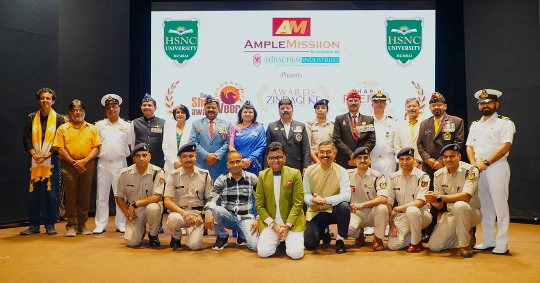 Dr.Aneel Kashi Murarka with the Ample Missiion Awards of Inspiration 2025 awardees