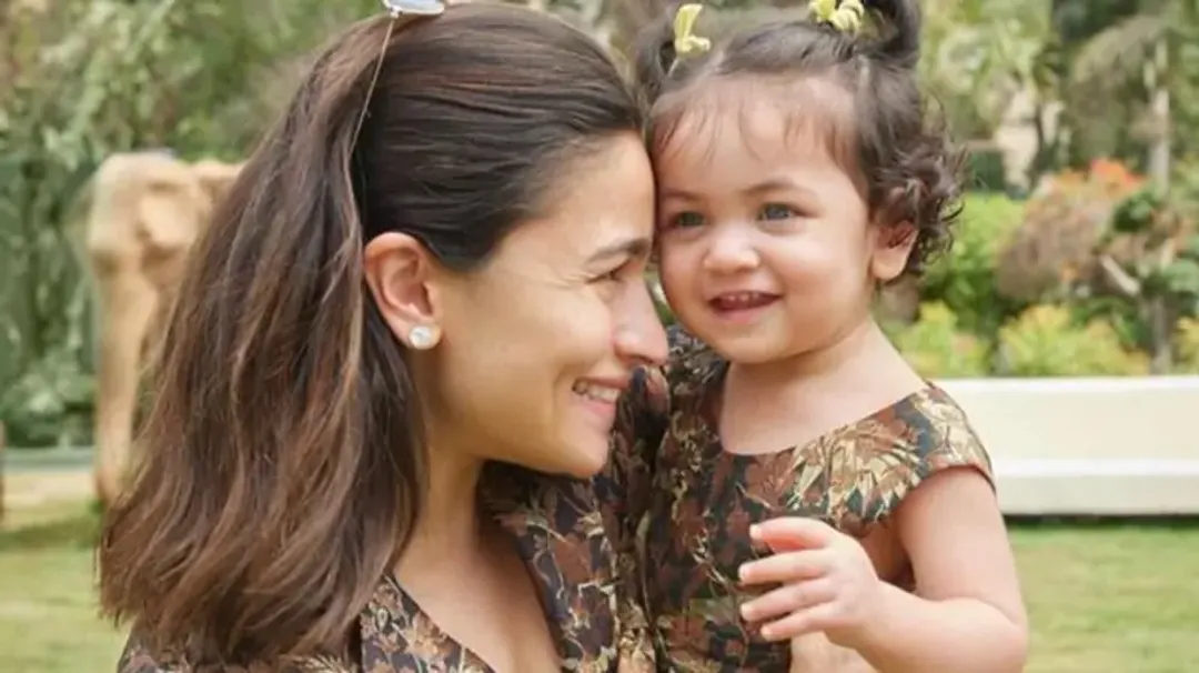 Alia Bhatt Ranbir Kapoor daughter Raha vanity van