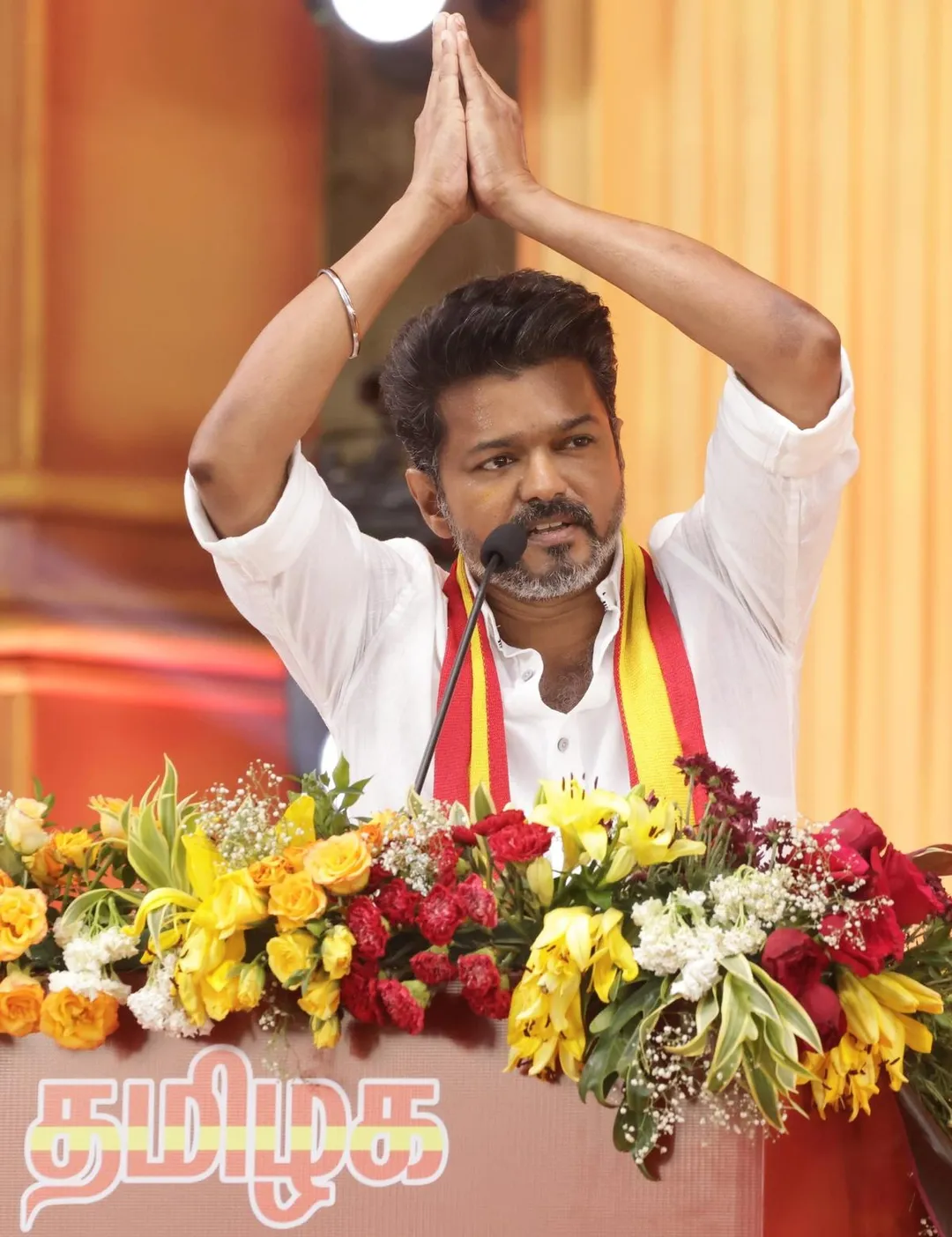 Vijay has begun a massive campaign since the beginning of this year to lead his party in the election