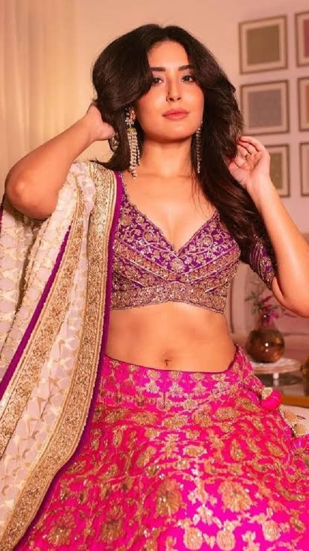Kritika Kamra Navratri Pink Fashion