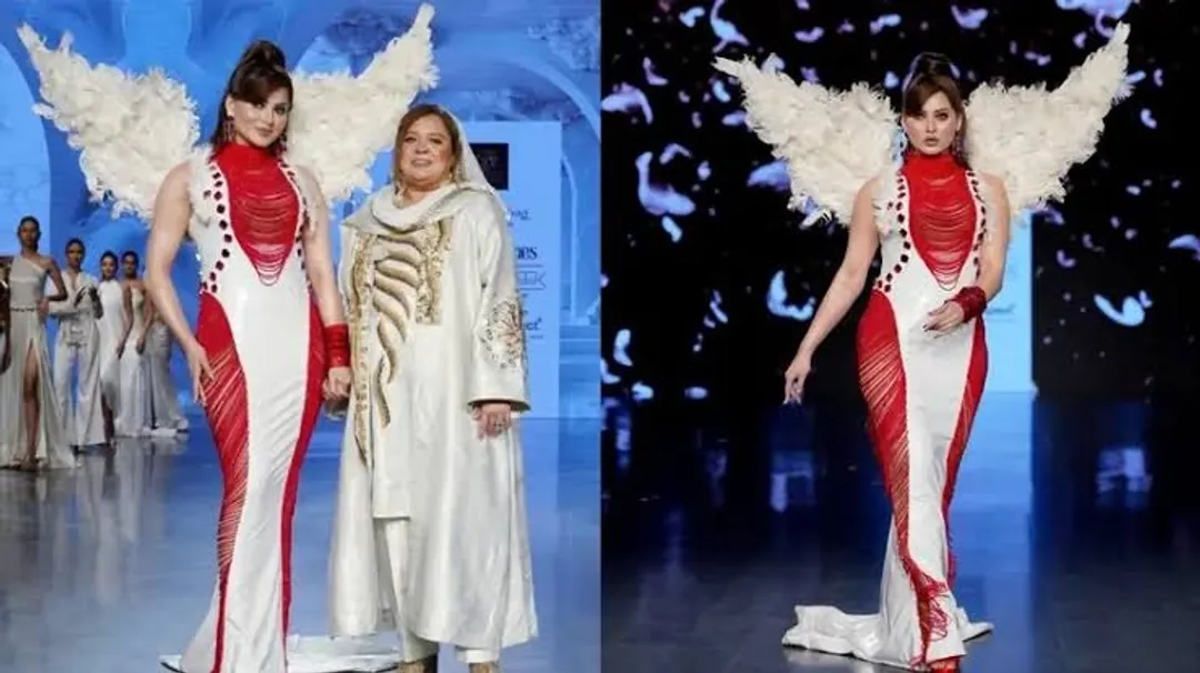 Urvashi Rautela first Indian Angel international modeling