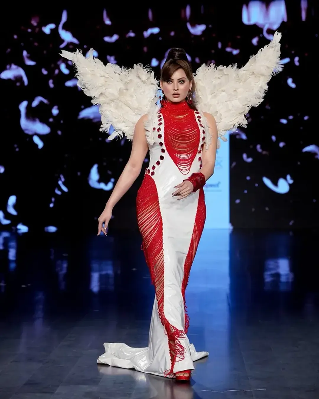 Urvashi Rautela first Indian Angel international modeling