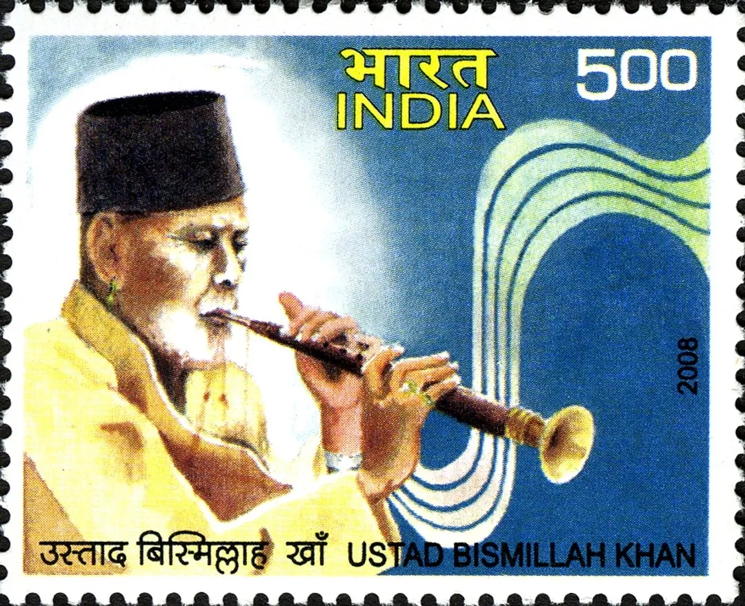 Bismillah_Khan_2008_stamp_of_India
