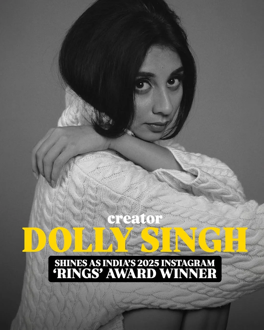 Dolly Singh has made history as one of only 25 creators worldwide to win the Instagram Ring.This