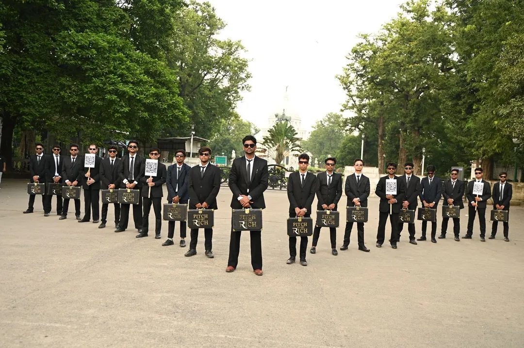 Men in Black themed campaign by Pitch To Get Rich