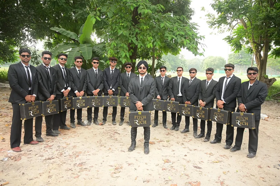 Men in Black themed campaign by Pitch To Get Rich