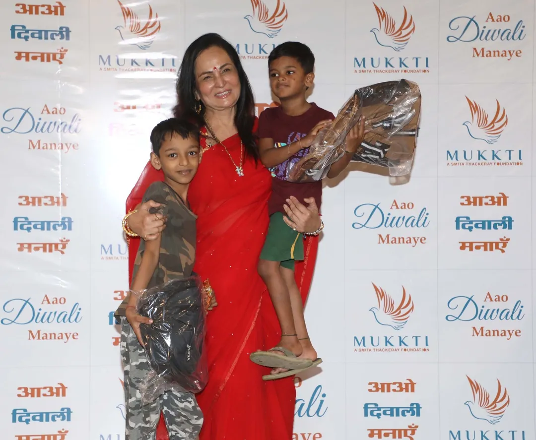 Smita Thackeray Mukti Foundation Diwali celebration and education initiative