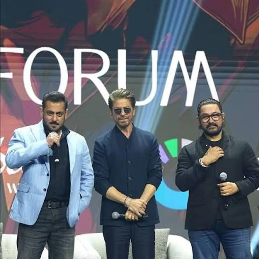 Three Khans together at Joy Forum 2025