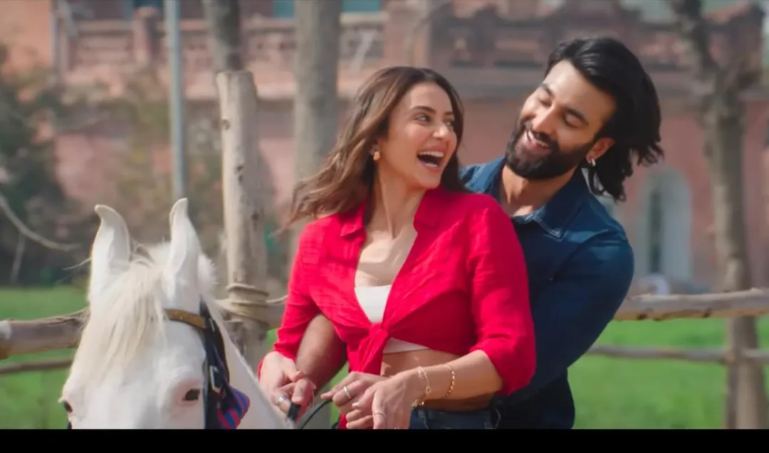 Meezaan Jafri romancing on-screen with Rakulpreet