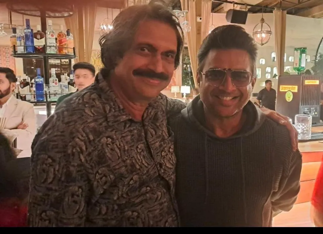 Star actor R Madhavan with Chaitanya Padukone