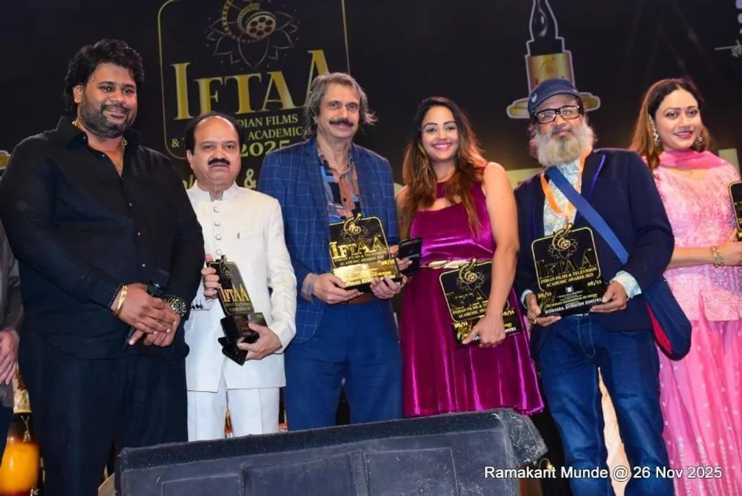 IFTAA 2025  felicitations on stage