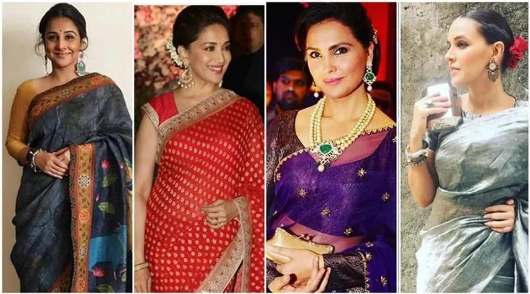 Vidya Balan, Madhuri Dixit, Lara Dutta, Neha Dhupia: Which Bollywood  actress nailed the sari look? | Fashion News - The Indian Express
