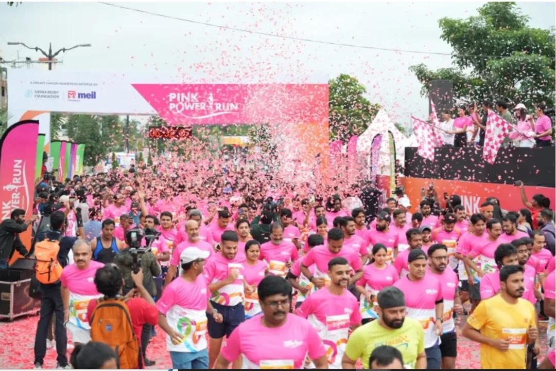 Pink Power Run 2025 Hyderabad breast cancer awareness
