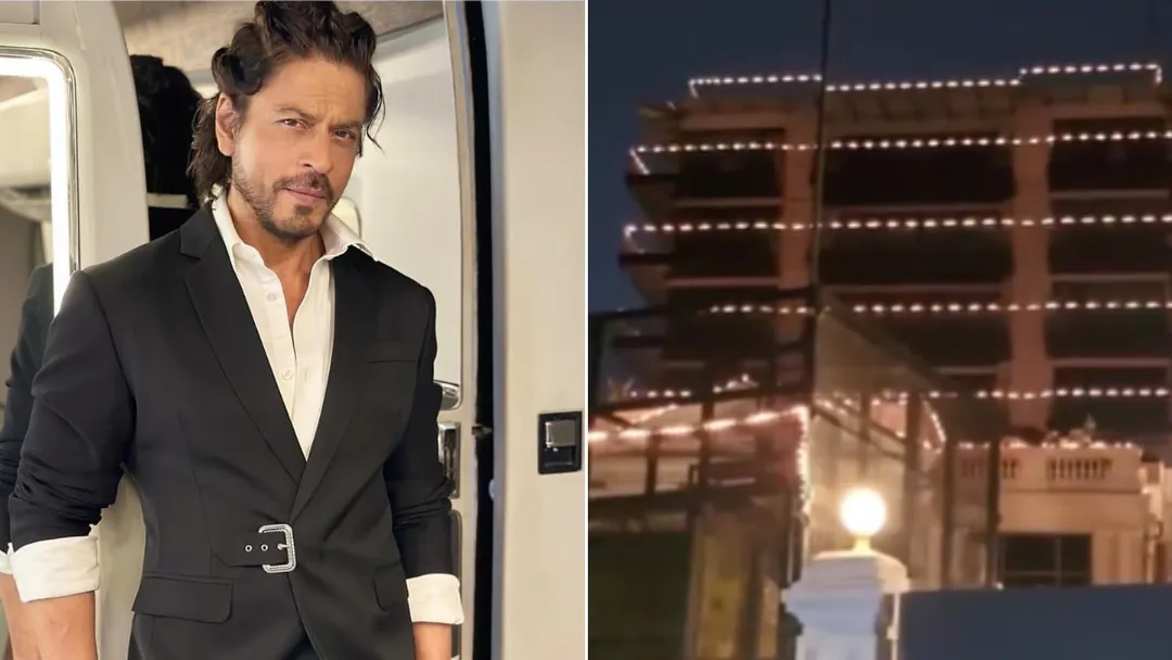 Shah Rukh Khan Mannat decked up for Diwali - India Today