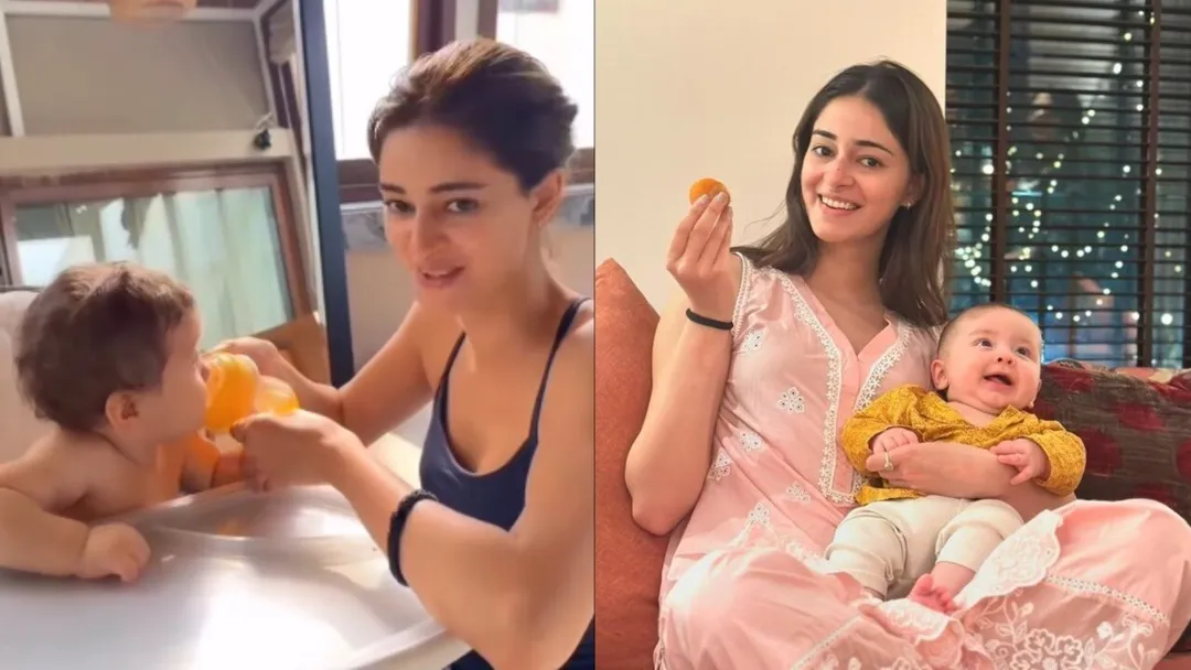 Ananya Panday fulfills maasi duties, shares cute moment with nephew River -  India Today