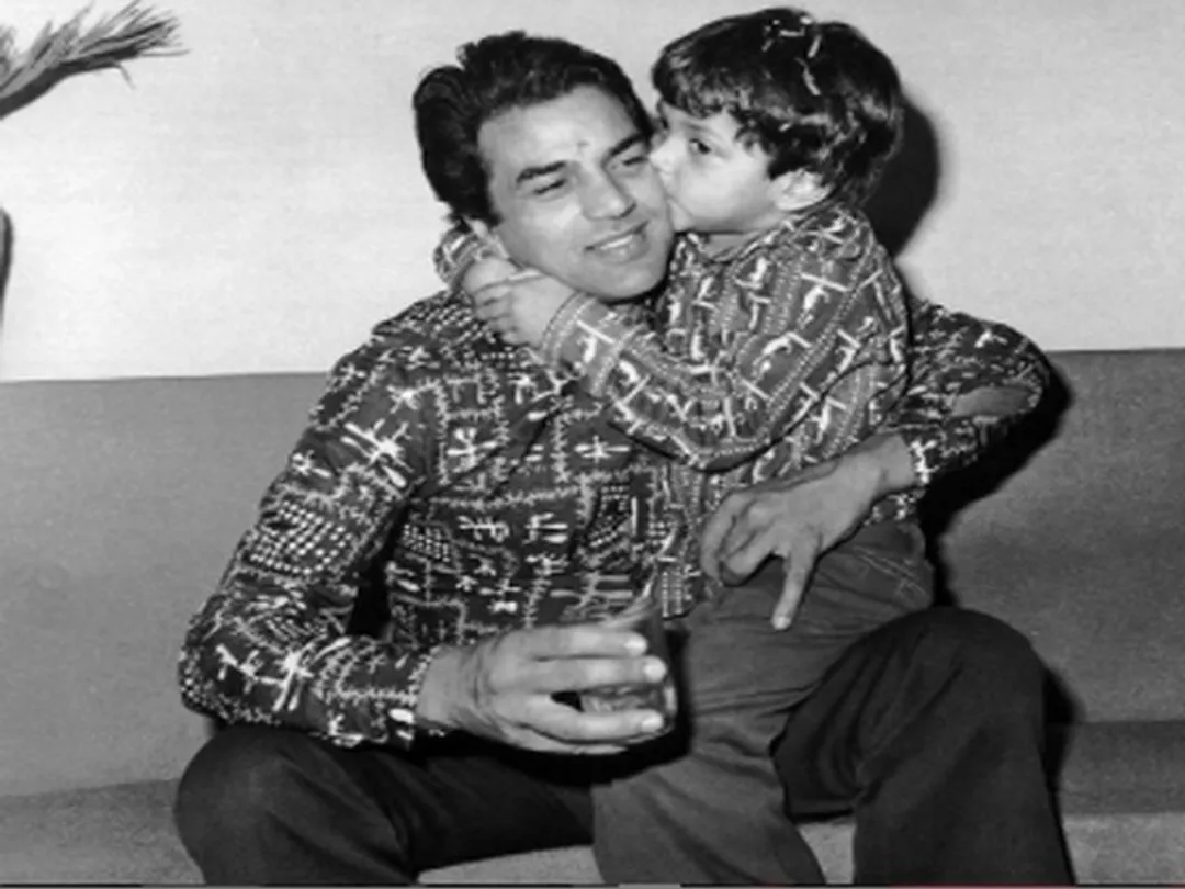 Bobby Deol digs out throwback picture with Dharmendra on his 85th birthday