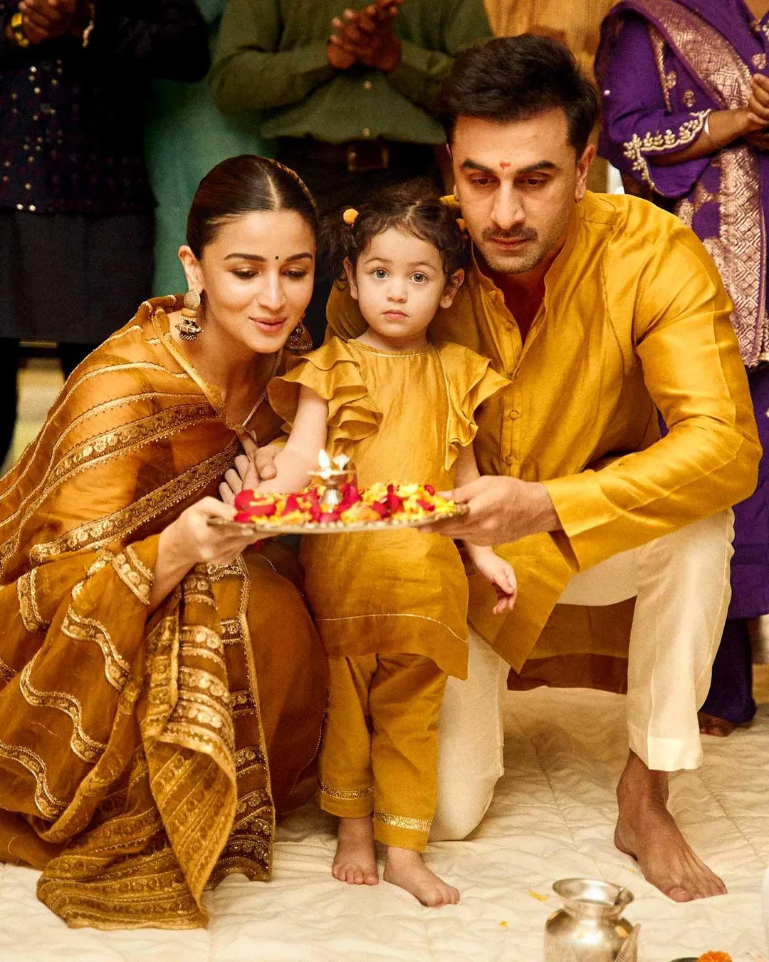 Alia-Ranbir-Raha's Beautiful Diwali - Rediff.com
