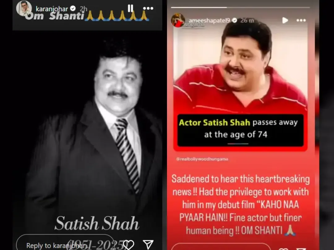 Satish Shah (1951-2025): Karan Johar, Farah Khan pay tribute to the actor