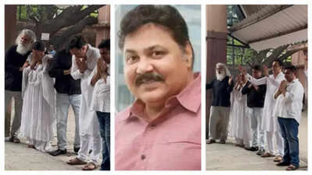 Satish Shah's funeral: Sarabhai vs Sarabhai cast Rupali Ganguly, Sumeet  Raghavan and others sing the title track as they bid an emotional goodbye |  - The Times of India