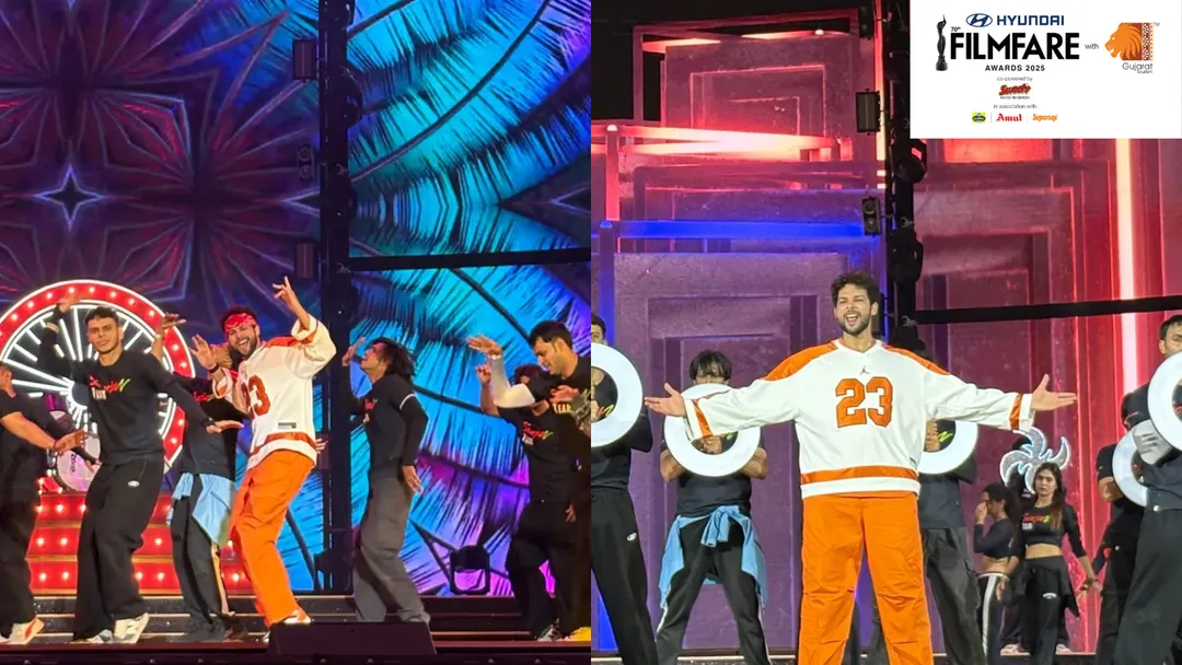 70th Filmfare Awards 2025 in Collaboration with Gujarat Tourism: Siddhant  Chaturvedi Ignites the Stage with Dance Practices | Zoom TV