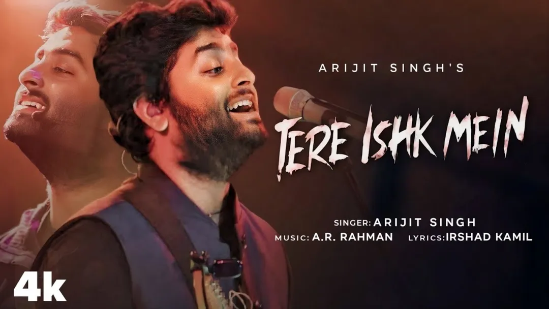 Tere Ishq Mein (Lyrics Video)- Arijit Singh | A.R. Rahman | Danush, Kriti  Sanon