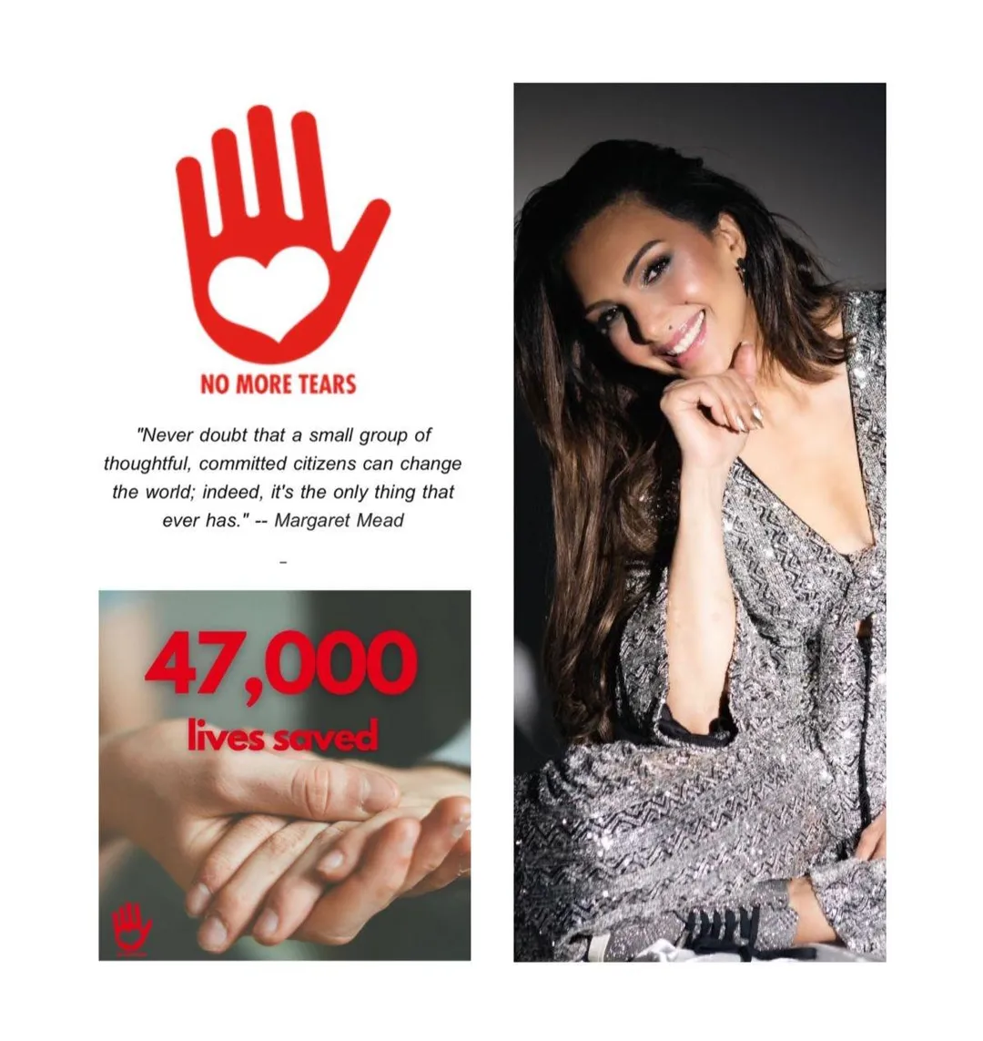 Somy Ali celebrates a big milestone as NMT saves 47,000 victims - Blog