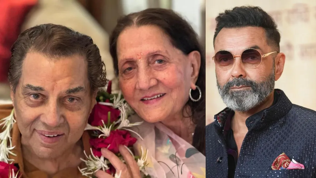 Dharmendra Poses With His First Wife Prakash Kaur; Bobby Deol Shares a Photo
