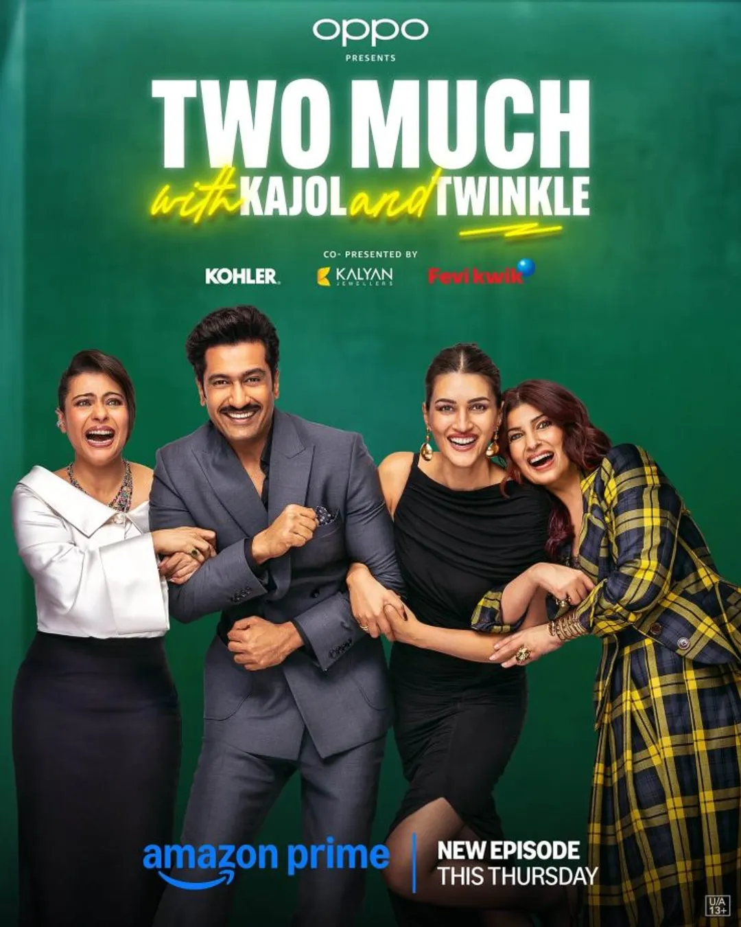Vicky Kaushal & Kriti Sanon Bring Fun, Flirt, and Confessions to the Grand  Finale of Two Much with Kajol and Twinkle