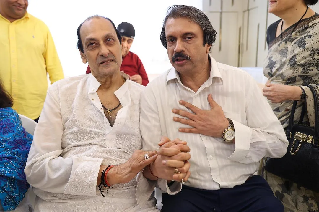 Subir-da Mukherjee with sr journalist Chaitanya Padukone