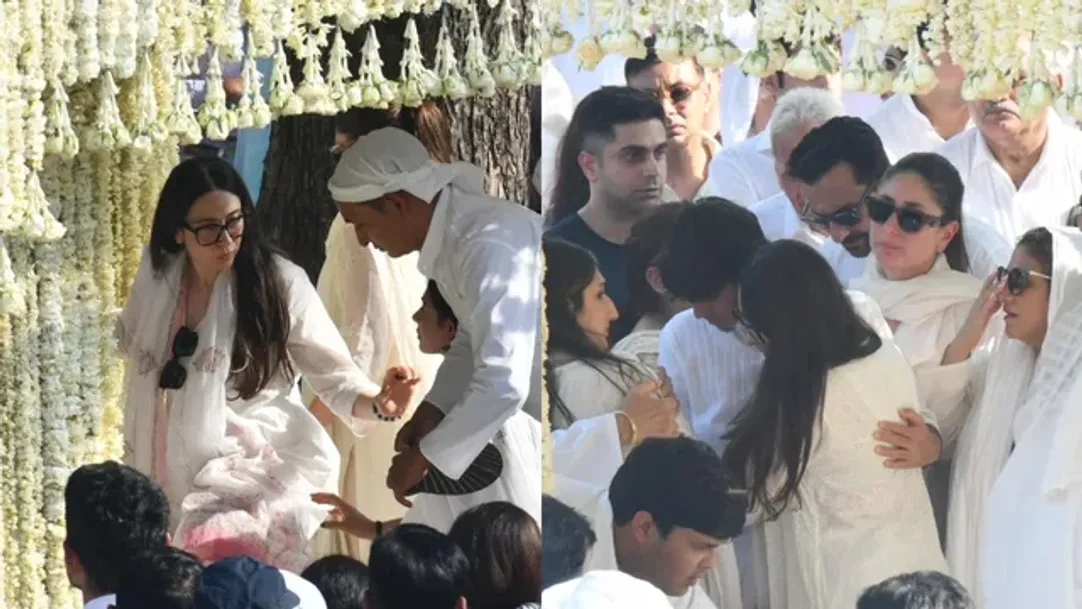 Sunjay Kapur Funeral: Karisma Kapoor's Son Kiaan Breaks Down At His  Father's Last Rites; Kareena Kapoor-Saif Ali Khan In Attendance