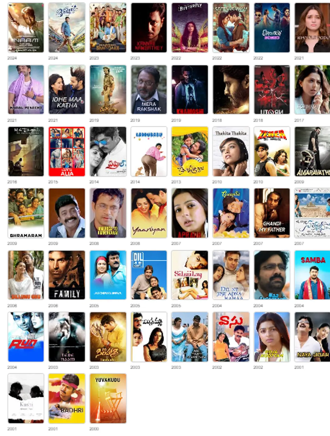 bhumika chawla films